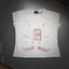 OFF WHITE Unisex High Street Vintage Dark trừu tượng Hình minh họa Áo thun ngắn tay màu trắng
