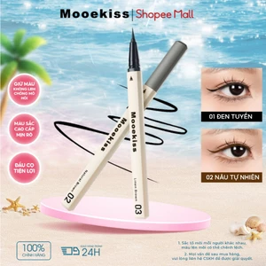 Bút kẻ mắt dạng lỏng Mooekiss không thấm nước, chống mồ hôi, lâu trôi và chống nhòeChống NướcSiêu MảnhNgười Mới Bắt ĐầuLâu Trôi