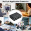 ECILY 1 đến 2 / 3 / 4 Cổng 1000Mbps Công tắc mạng Gigabit Ethernet Cổng mạng RJ45 Công tắc kết nối cáp mạng Bộ chia mạng Bộ mở rộng cáp