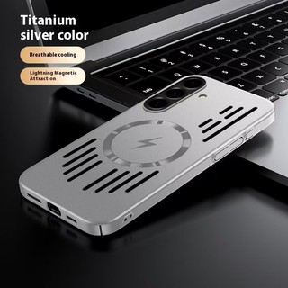 Dành cho Ốp điện thoại Samsung Galaxy A56 A55 rỗng tản nhiệt hút từ tính bao gồm tất cả vỏ bảo vệ điện thoại chống rơi và chống sốc