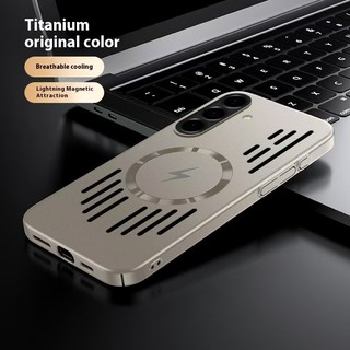 Dành cho Ốp điện thoại Samsung Galaxy A56 A55 rỗng tản nhiệt hút từ tính bao gồm tất cả vỏ bảo vệ điện thoại chống rơi và chống sốc