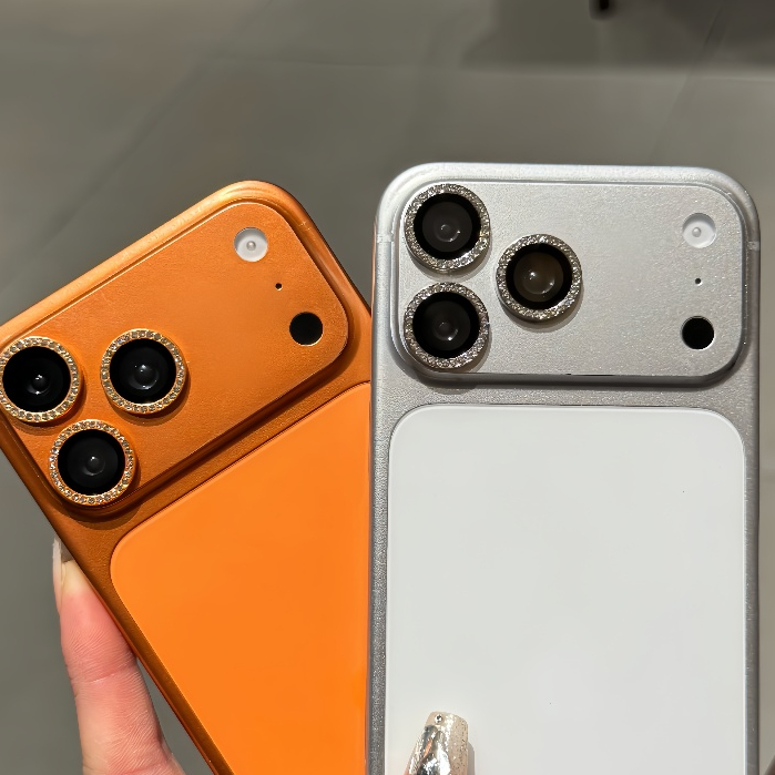 Vòng bảo vệ Lens Sau Lấp Lánh Sao Kim Kính Cường Lực Cho iPhone 11 12 14 15 16 17 Pro Max 13 Mini