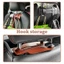 ECILY Microfiber Da Ghế Ô Tô Móc Sau Đa Năng Móc Xe Ô Tô Da Lộn Móc Móc Móc Treo Nội Thất Ô Tô Phụ Kiện