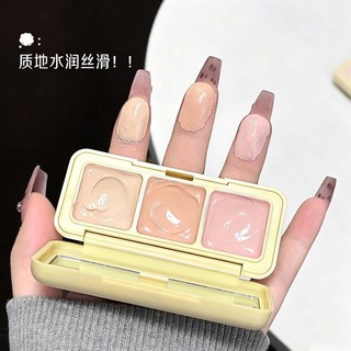 Bảng che khuyết điểm 3 màu Cappuvini che quầng thâm, sẹo mụn, lâu trôi, không lem, không nứt nẻ, hiệu ứng trang điểm hàng ngày NO.CP422