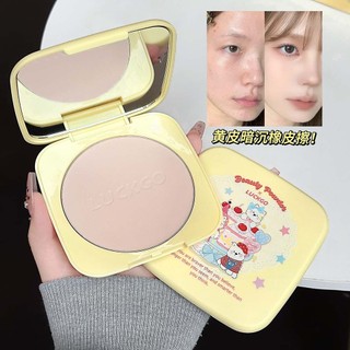 LUCKGO Oil Control Setting Powder Bột nhỏ gọn chống thấm nước lâu trôi chống mồ hôi cho da dầu NO.L22