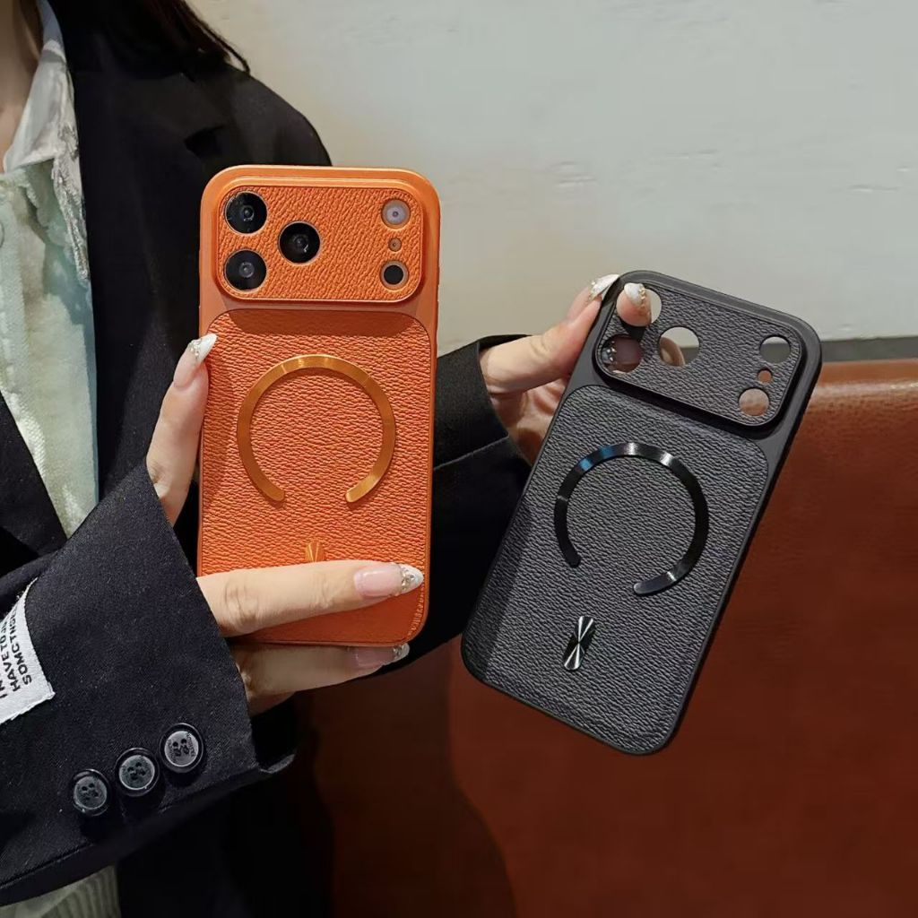 Họa Tiết Da Sang Trọng Aurora Từ Thay Đổi Tức Thì 17 Ốp lưng Thích Hợp Cho iPhone 17 16 15 14 13 Pro Max Ốp lưng Không Khí Ốp Lưng