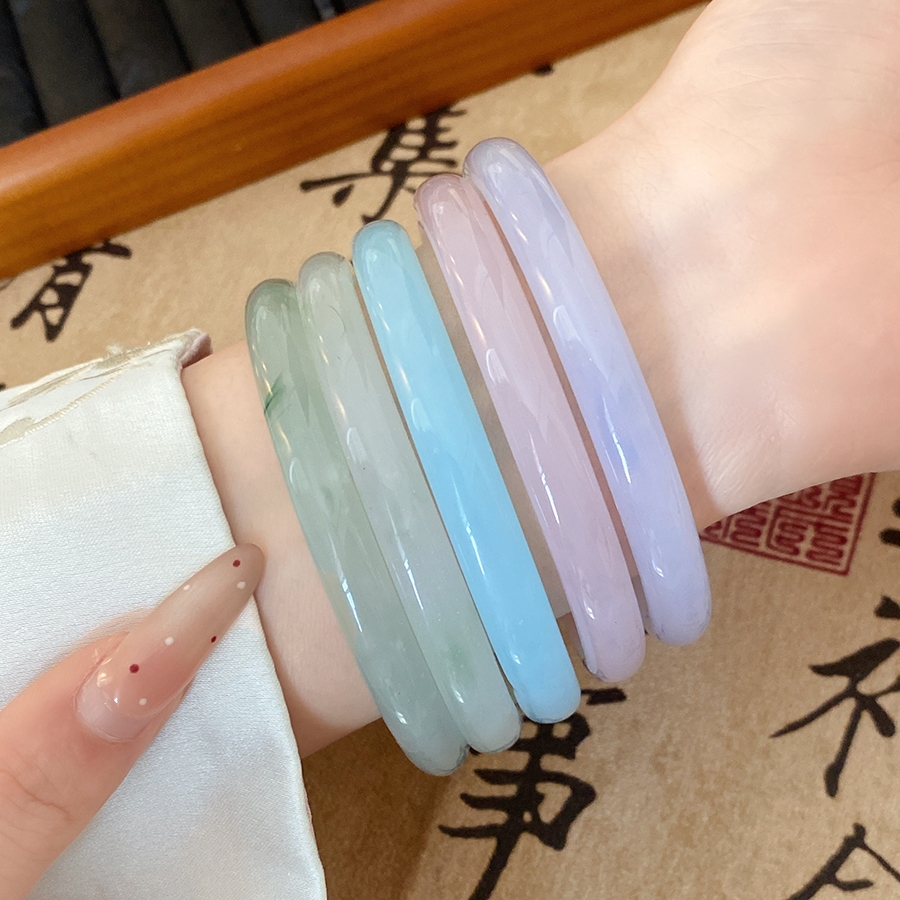19 Màu Sắc Của Vòng Tay Ngọc Giả, Phụ Kiện Hanfu Trung Quốc Mới Thời Trang Cho Nữ