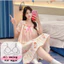 【Có miếng độn ngực】Đầm ngủ nữ mới thu đông 2026 – In hình dễ thương – Cotton 100% thoáng mát – Dáng rộng tay ngắn dài chấm gót – Thoải mái mặc nhà hoặc đi chơi – Váy ngủ nữ đẹp