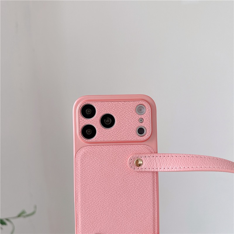 Túi xách iphone 17 Pro max có họa tiết vải thiều Vỏ điện thoại PU