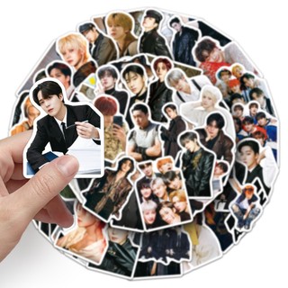 Bộ 50 Kpop Hàn Quốc Bé Trai Nhóm ATEEZ Dán Điện Thoại DIY Cốc Nước Chống Nước Miếng Dán Quạt Quà Tặng