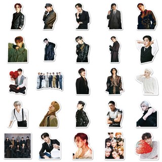 Bộ 50 Kpop Hàn Quốc Bé Trai Nhóm ATEEZ Dán Điện Thoại DIY Cốc Nước Chống Nước Miếng Dán Quạt Quà Tặng