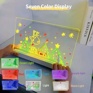 Bảng vẽ phát sáng trẻ em DIY graffiti có thể được xóa nhiều lần bảng vẽ giáo dục quà tặng giáo dục sớm.