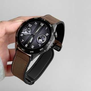 Dành cho Realme Watch 5 / 4 / 3 / 2 / S Pro Dây đeo đồng hồ từ tính bằng da, nhiều màu, không thấm nước, thời trang cho thể thao và kinh doanh, REALME GT, Mini, T1