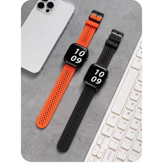 Dành cho Realme Watch 5 / 4 / 3 / 2 / S Pro Dây đeo đồng hồ silicon thoáng khí, nhẹ, chống thấm nước, thời trang cho thể thao và kinh doanh