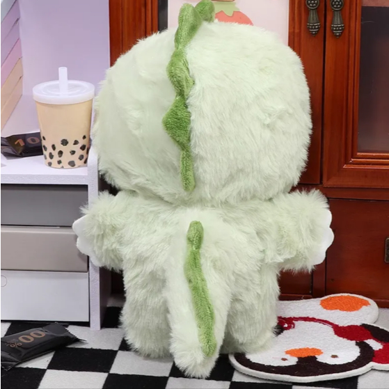 Khủng Long Nhỏ Quần Áo Cho Bé 20cm Quần Áo Cotton Dễ Thương Sang Trọng Jumpsuit Có Mũ Trùm Đầu Búp Bê Trang Phục Phụ Kiện