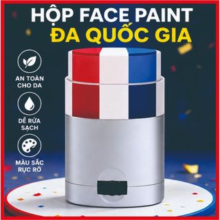 Màu vẽ mặt World Cup 3/6 màu kem, cổ vũ bóng đá, trang điểm thân thiện môi trường, an toàn không độc hại, dễ rửa