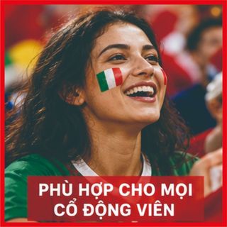 Màu vẽ mặt World Cup 3/6 màu kem, cổ vũ bóng đá, trang điểm thân thiện môi trường, an toàn không độc hại, dễ rửa