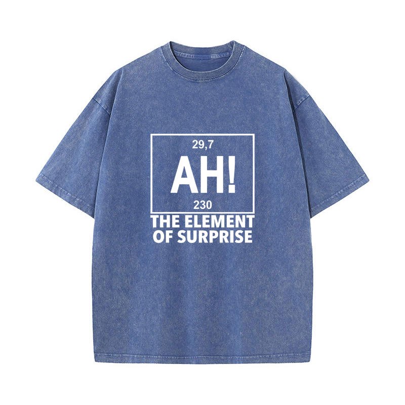 Áo thun Project Hail Mary Summer AH! Yếu Tố Bất Ngờ Hippie Áo Thun Nam Cotton Nguyên Chất Rửa Vintage Cổ Tròn Oversize Tee Tay Ngắn