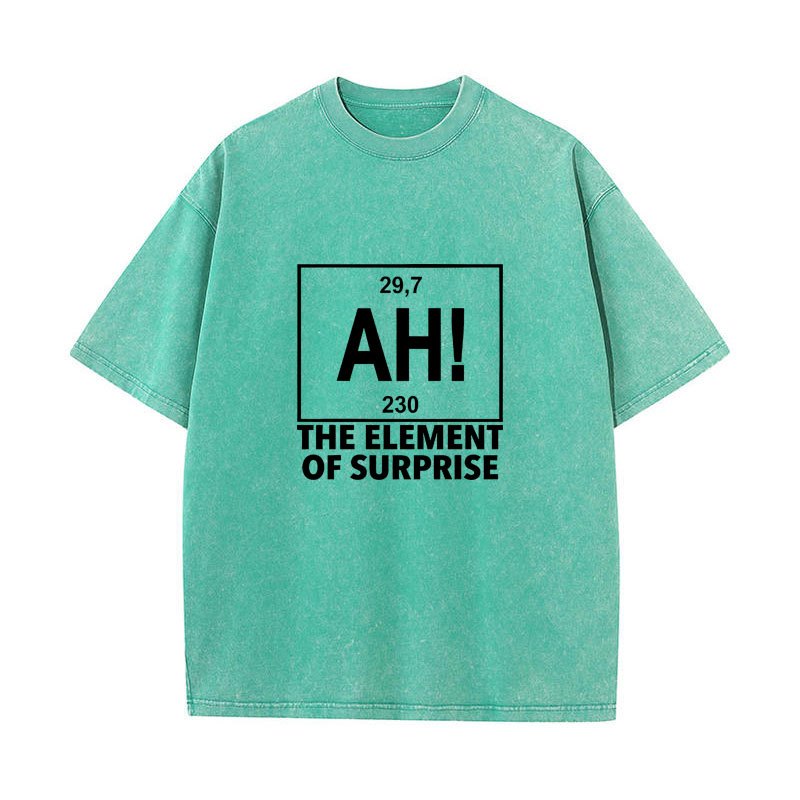 Áo thun Project Hail Mary Summer AH! Yếu Tố Bất Ngờ Hippie Áo Thun Nam Cotton Nguyên Chất Rửa Vintage Cổ Tròn Oversize Tee Tay Ngắn