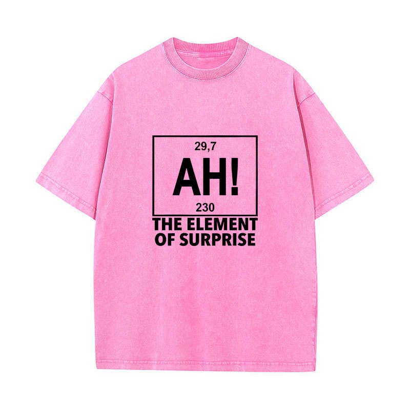 Áo thun Project Hail Mary Summer AH! Yếu Tố Bất Ngờ Hippie Áo Thun Nam Cotton Nguyên Chất Rửa Vintage Cổ Tròn Oversize Tee Tay Ngắn