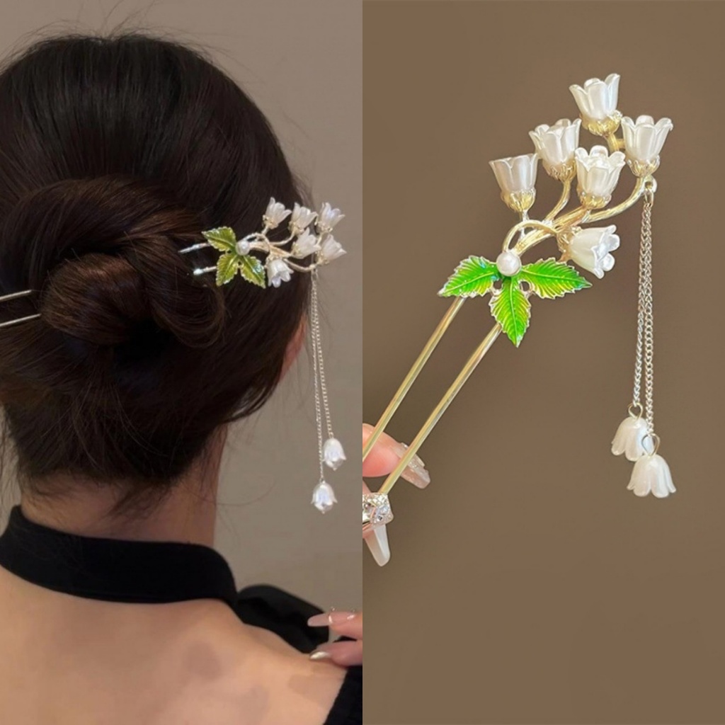 Kẹp tóc hình chữ U phong cách Trung Hoa, đầu bóng mới