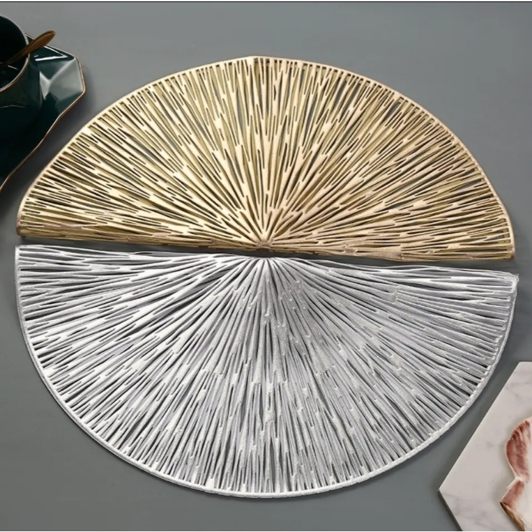 Placemats Bắc Âu Ánh Sáng Sang Trọng Trà Đế Lót Cách Nhiệt Đơn Giản Hiện Đại Đĩa Thảm Phương Tây Placemats Đĩa Ăn Thảm Bàn Thảm Dùng Một Lần