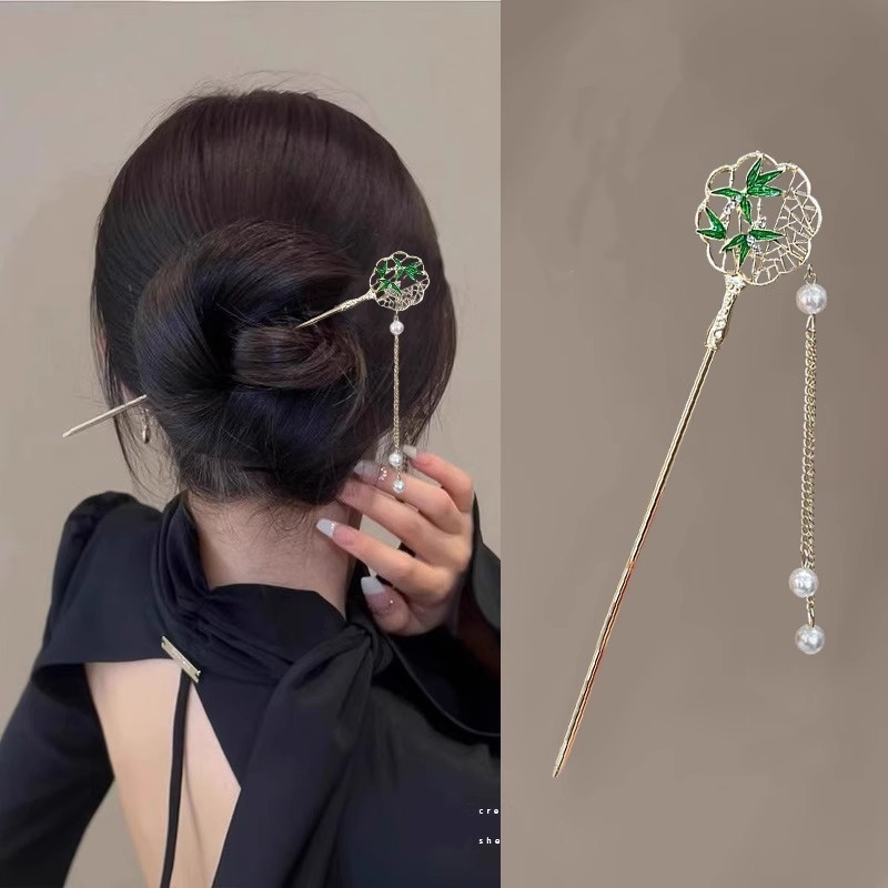 Kẹp tóc hình chữ U phong cách Trung Hoa, đầu bóng mới