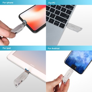 Ổ đĩa Flash USB 3 trong 1 của Samsung, Thẻ nhớ Type C tốc độ cao cho PC, iOS & Android, Ổ đĩa ngón tay cái đa thiết bị (256GB / 512GB / 1TB / 2TB)