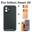 Ốp Điện Thoại Chống Rơi 4in1 Cho Infinix Smart 20 10 9 8 Ốp Điện Thoại Silicon Mềm + Màng Bảo Vệ Sự Riêng Tư Gốm Sứ + Phim Ống Kính + Bộ Phim Mặt Sau Gói