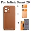 Ốp Điện Thoại Chống Rơi 4in1 Cho Infinix Smart 20 10 9 8 Ốp Điện Thoại Silicon Mềm + Màng Bảo Vệ Sự Riêng Tư Gốm Sứ + Phim Ống Kính + Bộ Phim Mặt Sau Gói