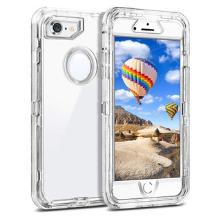 Ốp Lưng Dày Màu Đen Trong Suốt Cho IPhone 17 16 15 14 13 12 11 Pro 6 6s 7 8 + Plus Mini X XR Xs Max Bảo Vệ Chống Sốc Hạng Nặng Chắc Chắn Chống Va Đập