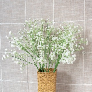 [BÁN] Hoa nhân tạo Bé thở Gypsophila Bó hoa lụa giả cưới Trang trí nội thất Tiệc bố hoa Thân dài DIY Thẩm mỹ Trang trí phòng Quà tặng Tiệc cưới thực tế