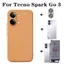 Ốp Điện Thoại Chống Rơi 4in1 ForTecno Spark Go 3 2 1 1S GO GO2025 2024 Vỏ Điện Thoại Silicon Mềm + Phim Bảo Vệ Quyền Riêng Tư Gốm Sứ + Phim Ống Kính + Bộ Phim Mặt Sau