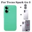 Ốp Điện Thoại Chống Rơi 4in1 ForTecno Spark Go 3 2 1 1S GO GO2025 2024 Vỏ Điện Thoại Silicon Mềm + Phim Bảo Vệ Quyền Riêng Tư Gốm Sứ + Phim Ống Kính + Bộ Phim Mặt Sau
