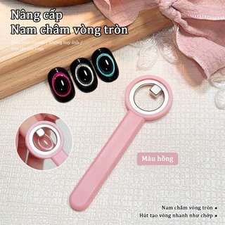 Miss Gooey Dụng cụ vẽ móng nghệ thuật phổ biến trên mạng: nam châm tròn mạnh mẽ để loại bỏ các thiết kế vẽ móng hình mắt mèo rỗng