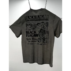 Unisex Quá Khổ Nặng Nửa Hộp Phù Hợp Với Vintage Rửa Đau Khổ Đường Phố Cao Cấp BF Phong Cách Ban Nhạc In Đồ Họa Áo Thun Tay Ngắn