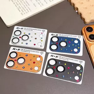 Gói 2 Miếng Phim Cường Lực Ống Kính Tích Hợp Thích Hợp Cho iPhone17ProMax / 17Pro Chống Trầy Xước Gắn Kim Cương