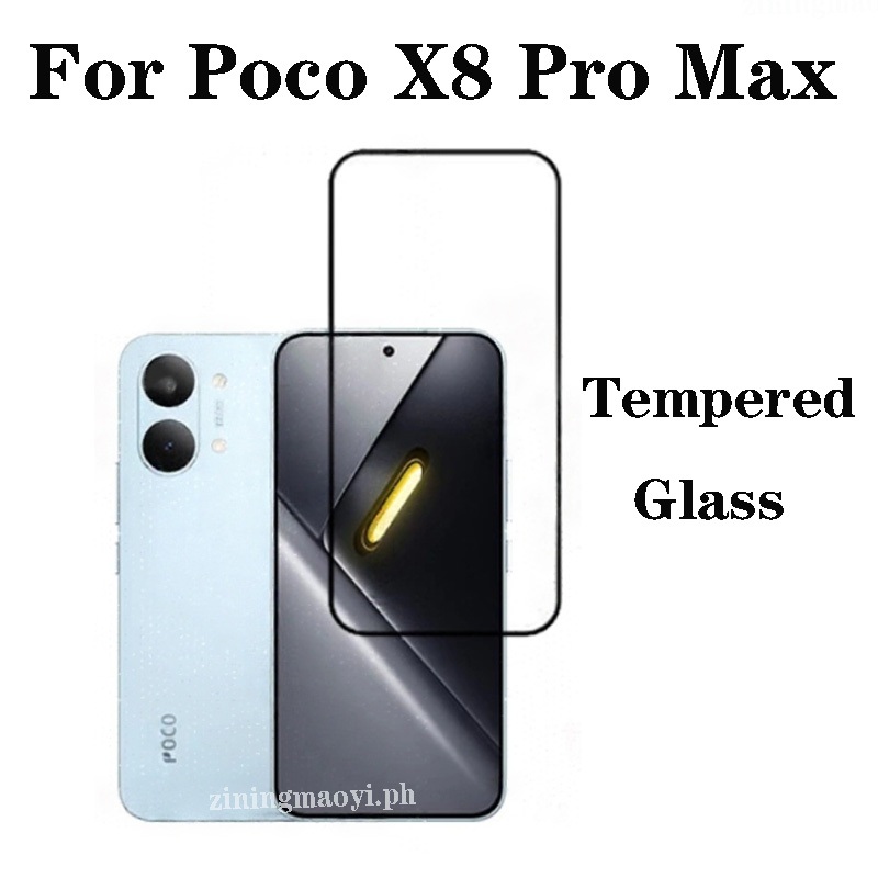Ốp điện thoại chống sốc 4 trong 1 Xiaomi Poco X8 Pro Max cho Xiaomi Poco X7Pro X6 X6Pro X8 Pro Kính cường lực + Phim ống kính + Bộ vỏ phim mặt sau