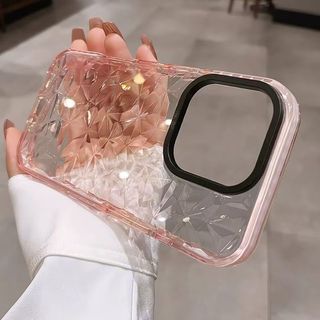 Ốp Điện Thoại Vỏ Mềm Trong Suốt Pha Lê Họa Tiết Kim Cương Vỏ Điện Thoại Chống Sốc Cho iPhone 11 12 13 14 15 16 Pro Max 14 15 Plus