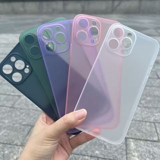 Ốp Điện Thoại Trong suốt PC Siêu Mỏng Mờ Mờ Chống Vân Tay Cho iPhone 16 Pro Max 15 14 13 12 11 Pro Max Plus X XS Max XR 7 8 15 Plus