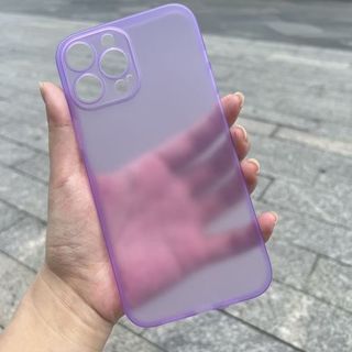 Ốp Điện Thoại Trong suốt PC Siêu Mỏng Mờ Mờ Chống Vân Tay Cho iPhone 16 Pro Max 15 14 13 12 11 Pro Max Plus X XS Max XR 7 8 15 Plus