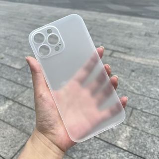 Ốp Điện Thoại Trong suốt PC Siêu Mỏng Mờ Mờ Chống Vân Tay Cho iPhone 16 Pro Max 15 14 13 12 11 Pro Max Plus X XS Max XR 7 8 15 Plus