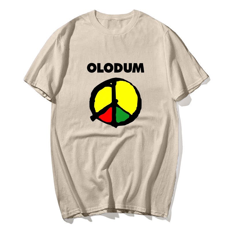 Michael Jackson Tay Ngắn Hòa Bình Và Tình Yêu Chống Chiến Tranh OLODUM Nhạc Rock Nam Trẻ Em Người Lớn Cha Mẹ Con Áo Thun Cotton