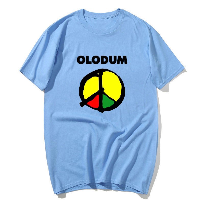 Michael Jackson Tay Ngắn Hòa Bình Và Tình Yêu Chống Chiến Tranh OLODUM Nhạc Rock Nam Trẻ Em Người Lớn Cha Mẹ Con Áo Thun Cotton