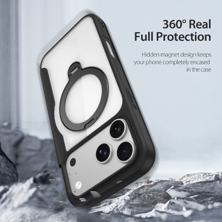 【COD】Ốp điện thoại lật từ tính DUX DUCIS SKINPRO cho iPhone 17E 16E 17 16 15 14 13 Pro Max Pro Plus Ví Vỏ chống sốc