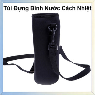 Túi Đựng Bình Nước Cách Nhiệt 420ml - 1500ml Có Dây Đeo Và Giá Đỡ