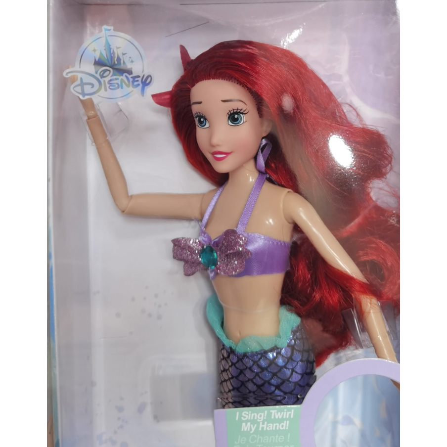 Búp bê cổ điển Disney Ariel kèm nhẫn - Nàng tiên cá nhỏ - 11 1 / 2 Inch