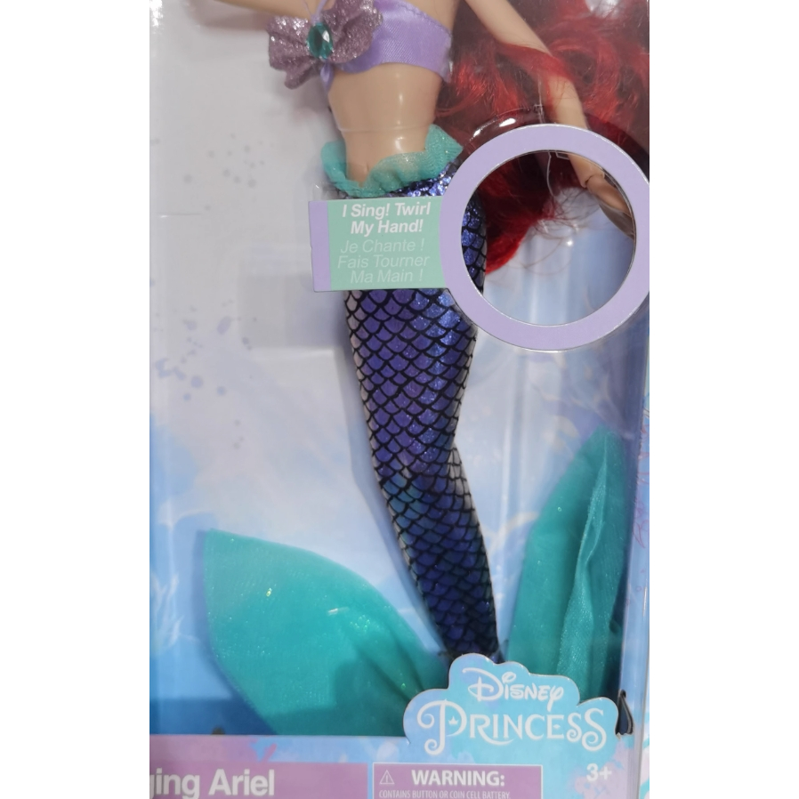 Búp bê cổ điển Disney Ariel kèm nhẫn - Nàng tiên cá nhỏ - 11 1 / 2 Inch