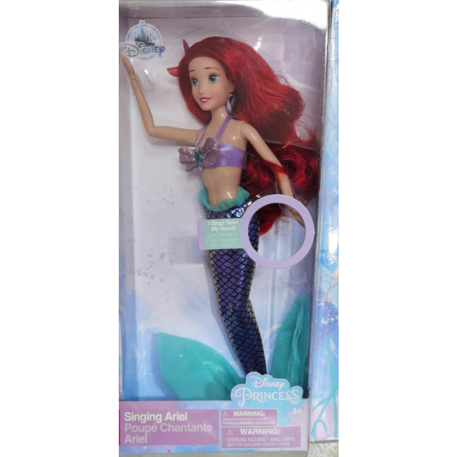 Búp bê cổ điển Disney Ariel kèm nhẫn - Nàng tiên cá nhỏ - 11 1 / 2 Inch