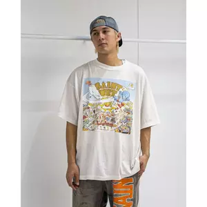 Vintage Hoạt Hình In Đồ Họa Áo Thun Thẩm Mỹ Thường Ngày Quá Khổ Dạo Phố Unisex Tay Ngắn